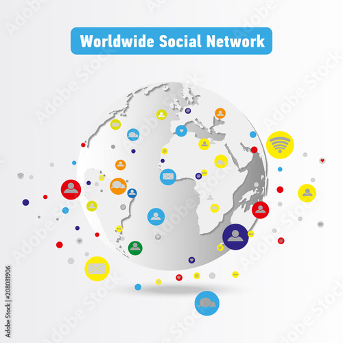 Worldwide Social Network Connection World Map Points And Lines Concept Of Global Business International Meaning Internet Technology Vector Illustration Stock Vector Adobe Stock Worldwide Social Network Connection World Map Points And Lines Concept Of Global Business International Meaning Internet Technology Vector Illustration Stock Vector Adobe Stock