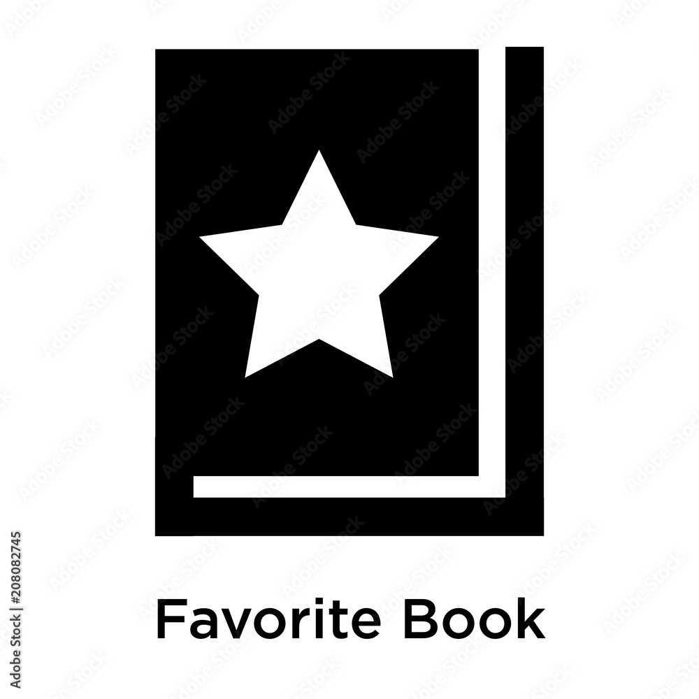 Favorite Book icon vector sign and symbol isolated on white background, Favorite Book logo concept Favorite Book icon vector sign and symbol isolated on white background, Favorite Book logo concept