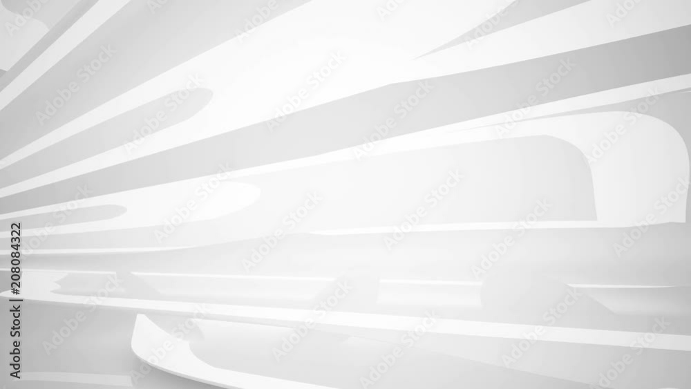 Abstract white interior multilevel public space with window. 3D animation and rendering. Abstract white interior multilevel public space with window. 3D animation and rendering.