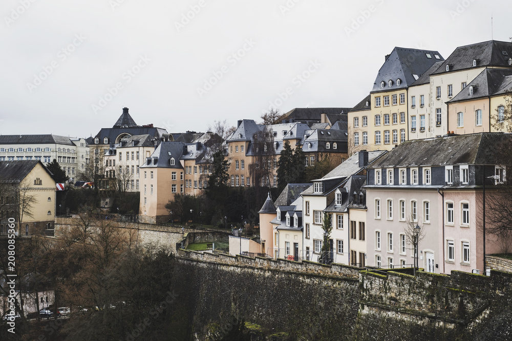 old town of Luxembourg City, in Luxembourg