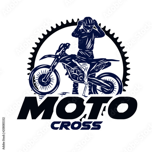 moto cross logo designs