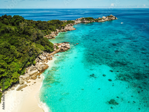 Similan islands from above, Thailand