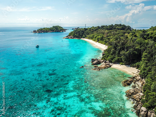 Wallpaper Mural Similan islands from above, Thailand Torontodigital.ca