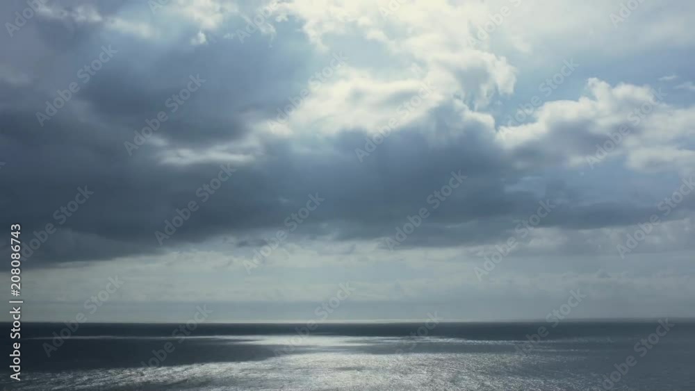 Timelapse - Fast moving dramatic cloud formations changing over the Mediterranean sea. Timelapse - Fast moving dramatic cloud formations changing over the Mediterranean sea.