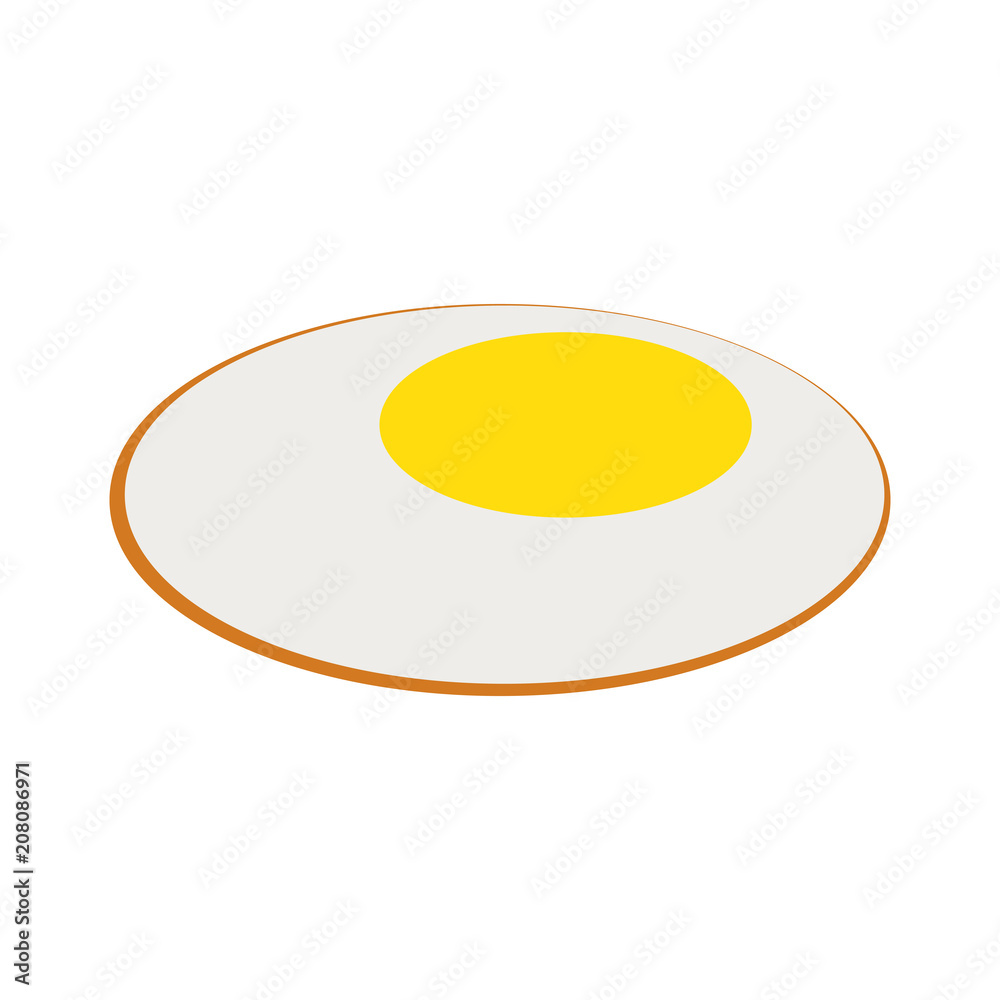 Sunny fried egg vector illustration graphic design Sunny fried egg vector illustration graphic design