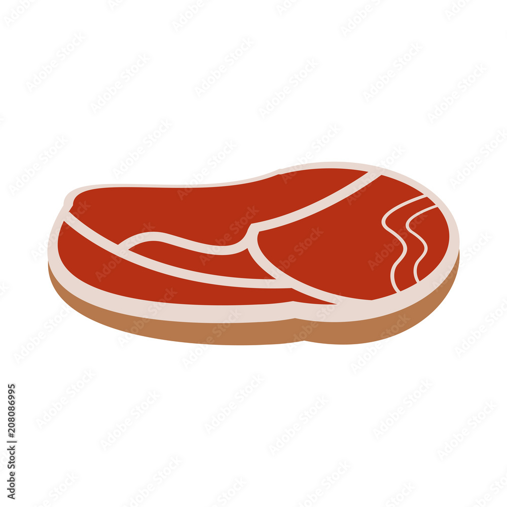 Beef steak food vector illustration graphic design Beef steak food vector illustration graphic design
