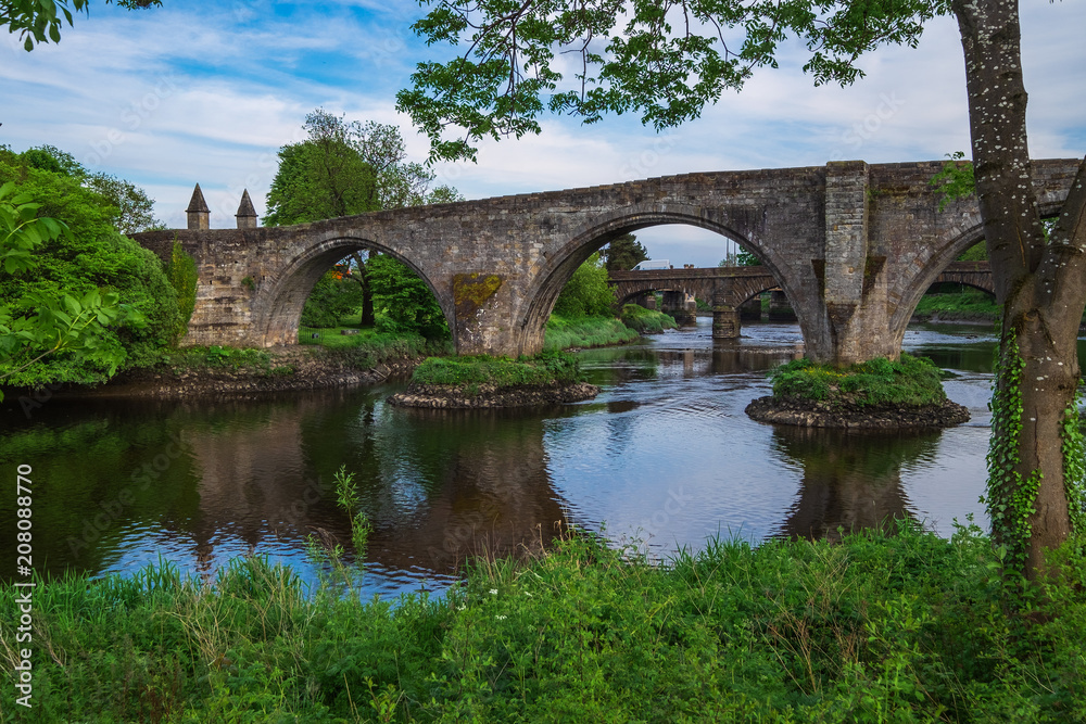 Die alte Steinbrücke von Stirli9ng/Schottland