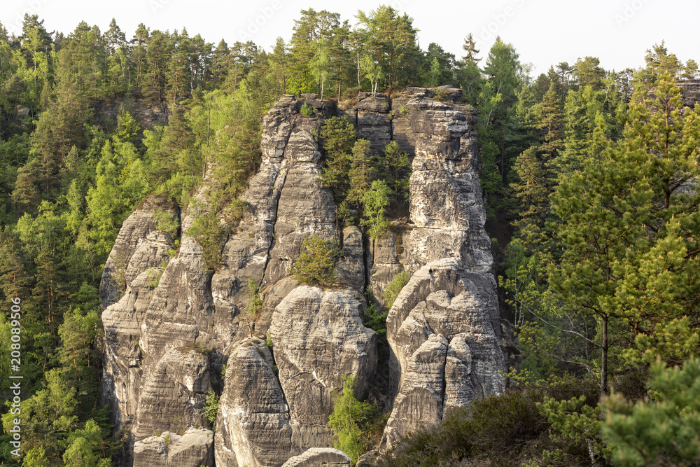 Felsformationen im Elbsandsteingebirge, Sächsische Schweiz