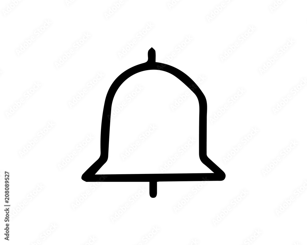 bell icon design illustration,hand drawn style design, designed for web and app bell icon design illustration,hand drawn style design, designed for web and app