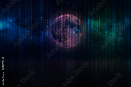 Mond Himmel Farben Filtered