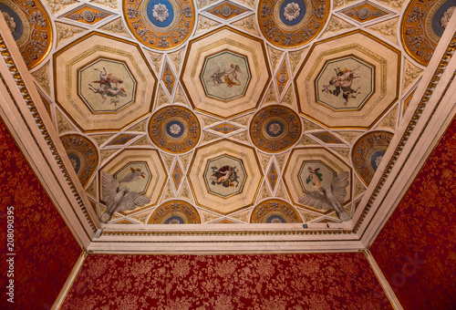 interiors of Correr palace, Venice, Italy