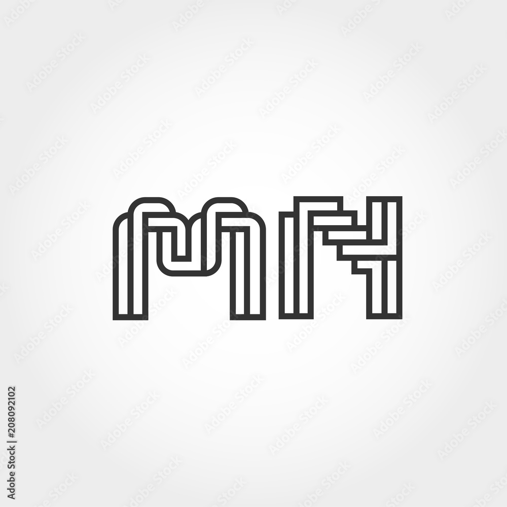 Initial Letter MN Logo Template Vector Design Initial Letter MN Logo Template Vector Design