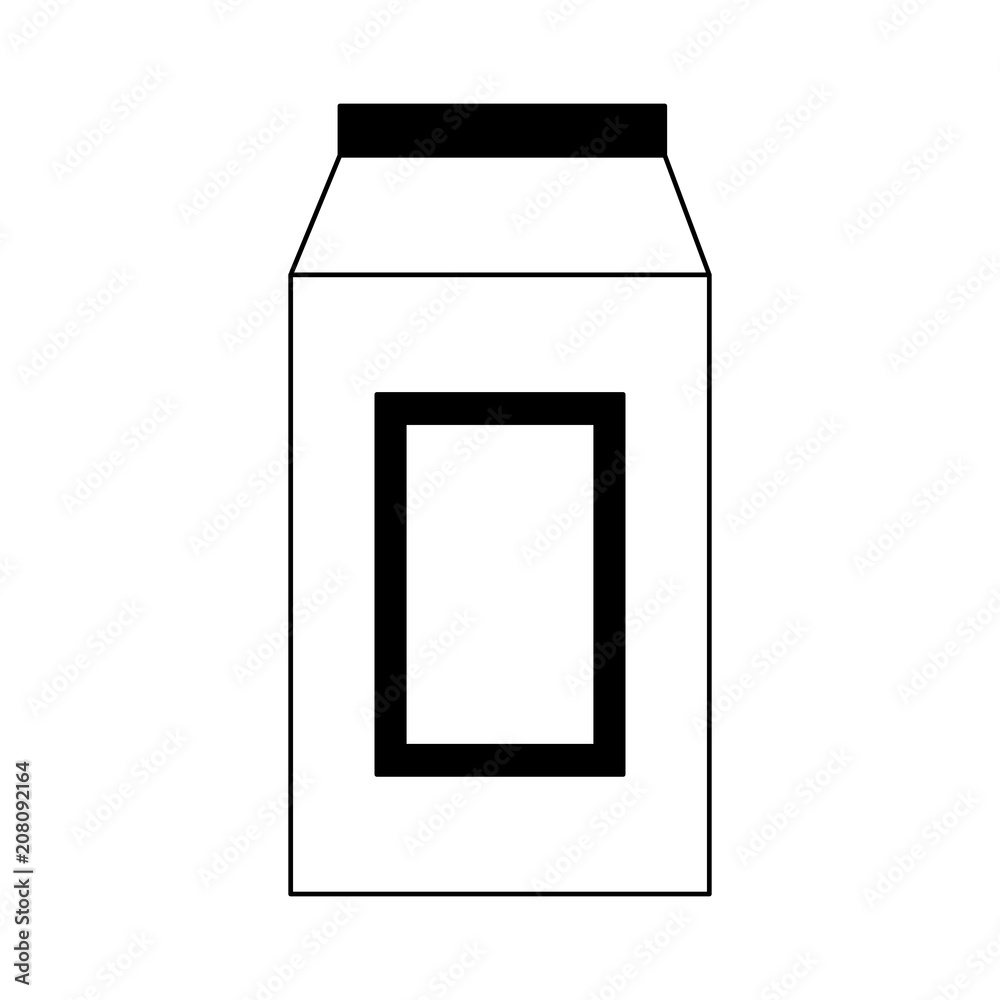 Milk box isolated vector illustration graphic design Milk box isolated vector illustration graphic design