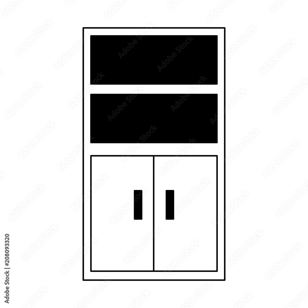 Office file cabinet vector illustration graphic design Office file cabinet vector illustration graphic design