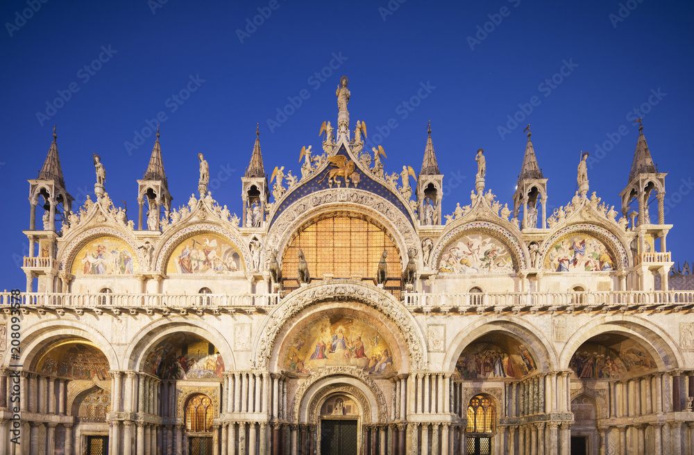 St. Mark's Basilica, St. Marks Square, San Marco, Venice, Veneto St. Mark's Basilica, St. Marks Square, San Marco, Venice, Veneto