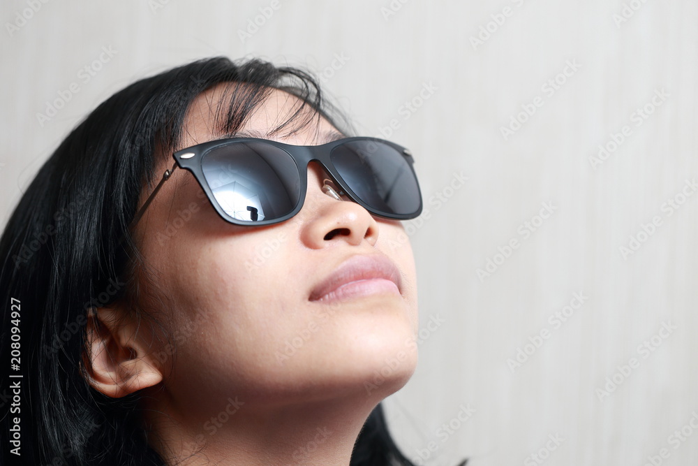the woman with sunglasses the woman with sunglasses
