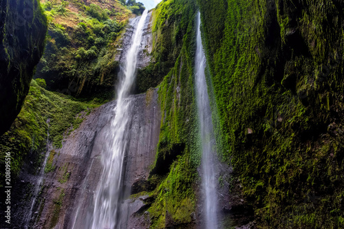 The beautiful madakaripura waterfall in east java  Indonesia