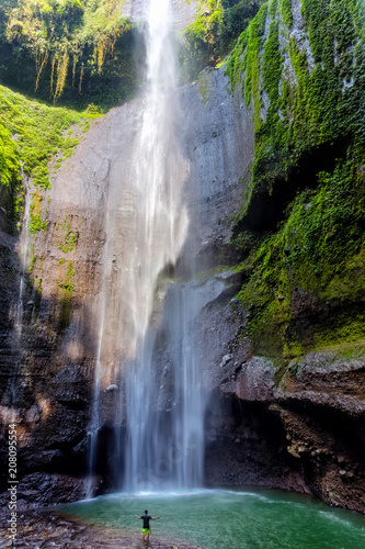 The beautiful madakaripura waterfall in east java  Indonesia
