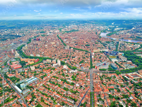 Toulouse vue d'en haut