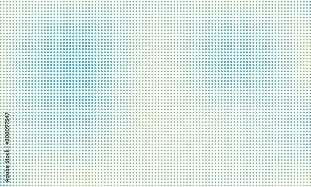 Digital gradient with points. Abstract futuristic panel. Dotted Backgound. Monochrome halftone pattern Vector illustration