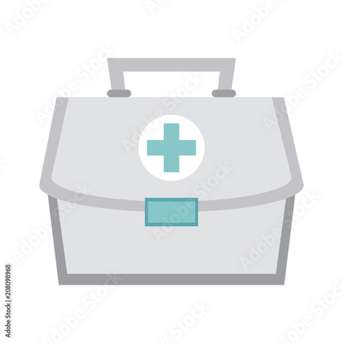 First aids suitcase vector illustration graphic design