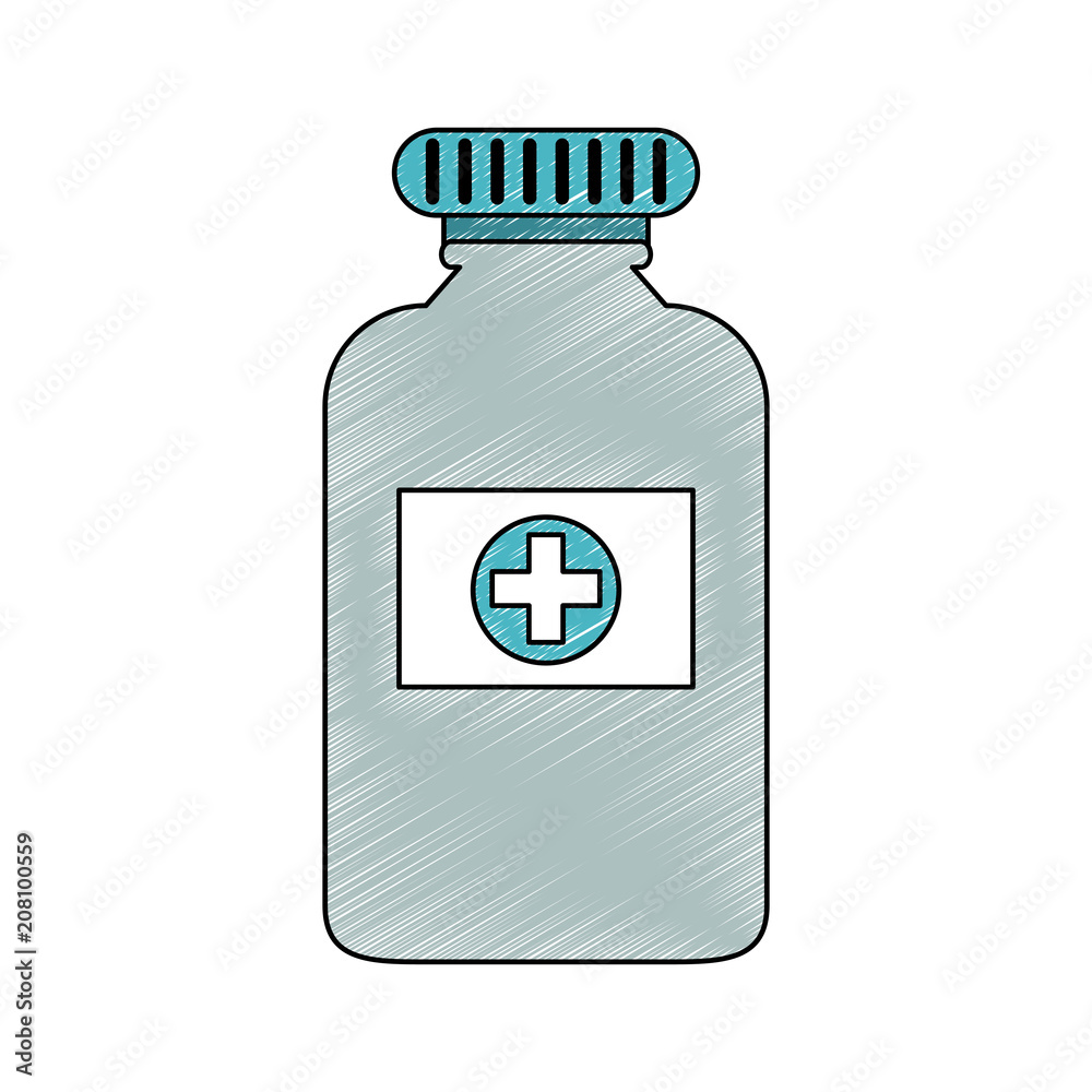 Medicine bottle isolated vector illustration graphic design Medicine bottle isolated vector illustration graphic design