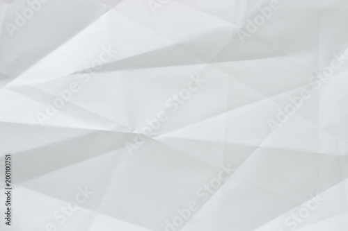 white crumpled paper for background