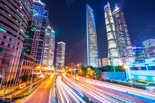 Obraz ruch uliczny w mieście