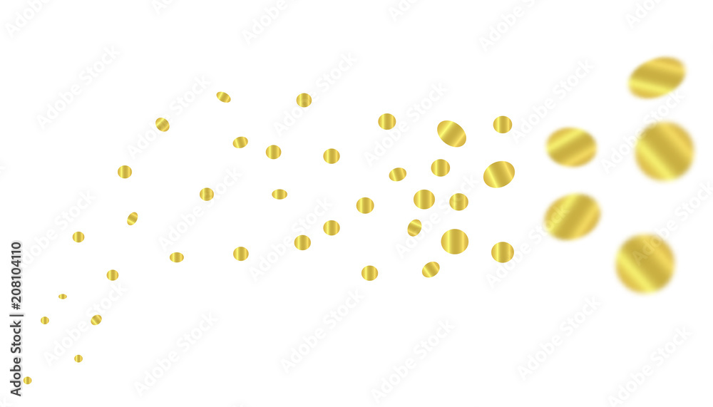 Golden confetti background Golden confetti background