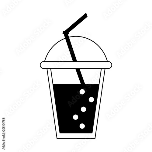 Frappe cup isolated vector illustration graphic design