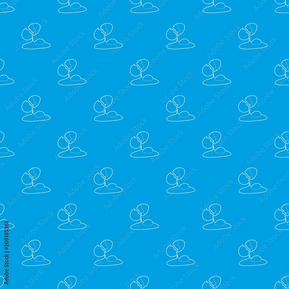 Egg pattern vector seamless blue repeat for any use Egg pattern vector seamless blue repeat for any use
