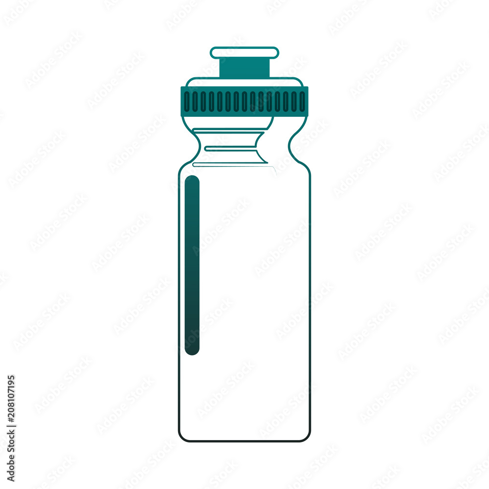 Thermo water bottle vector illustration graphic design