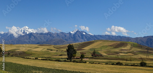 Peruvian countryside near Cuzco photo