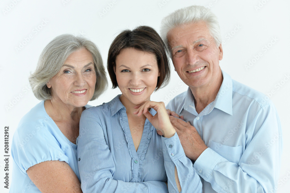 happy family portrait 