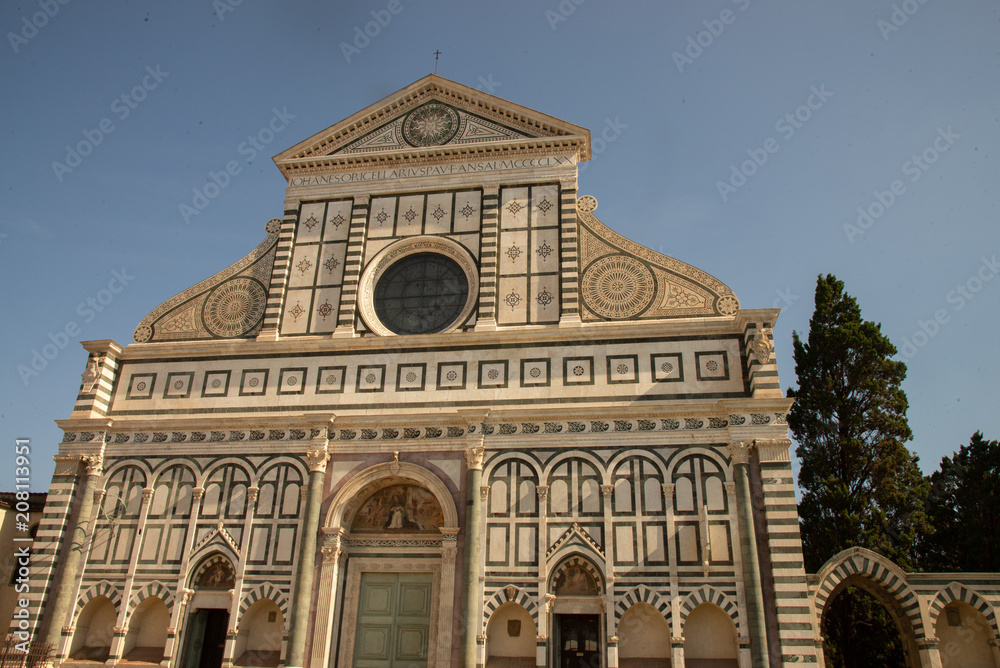 Dominican Church, Basilica of Santa Maria Novella, Piazza del Unita Italiana, Floraece, Italy