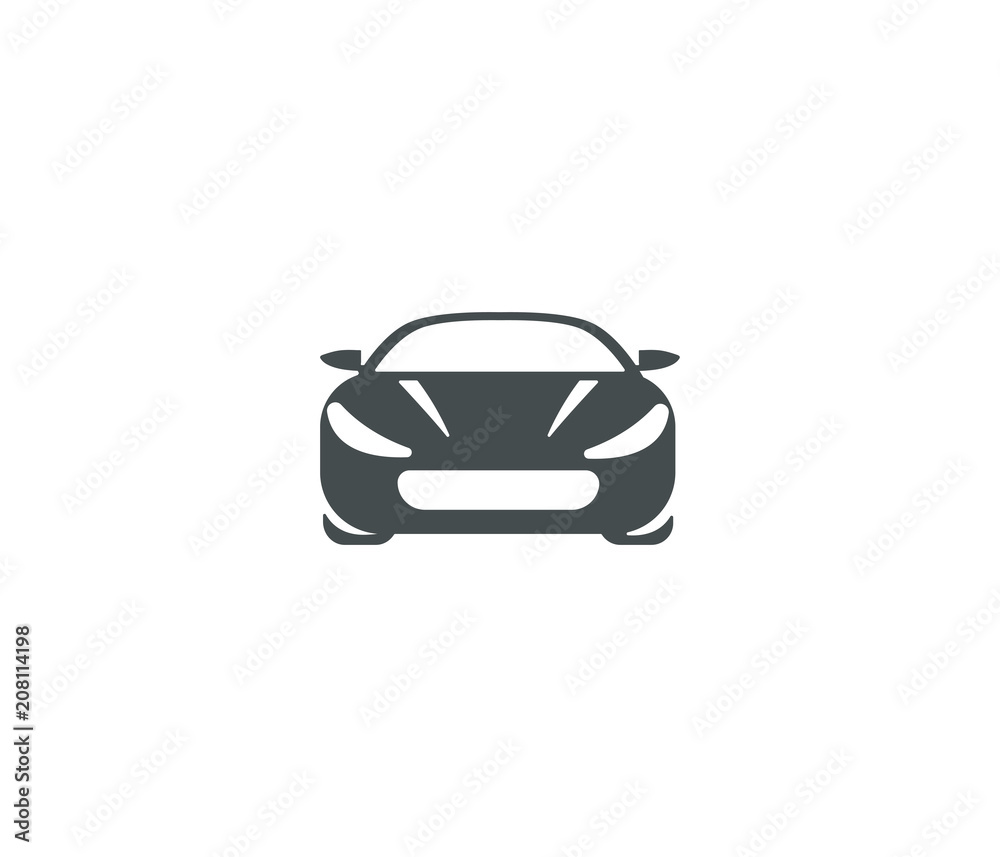 Modern car icon 
