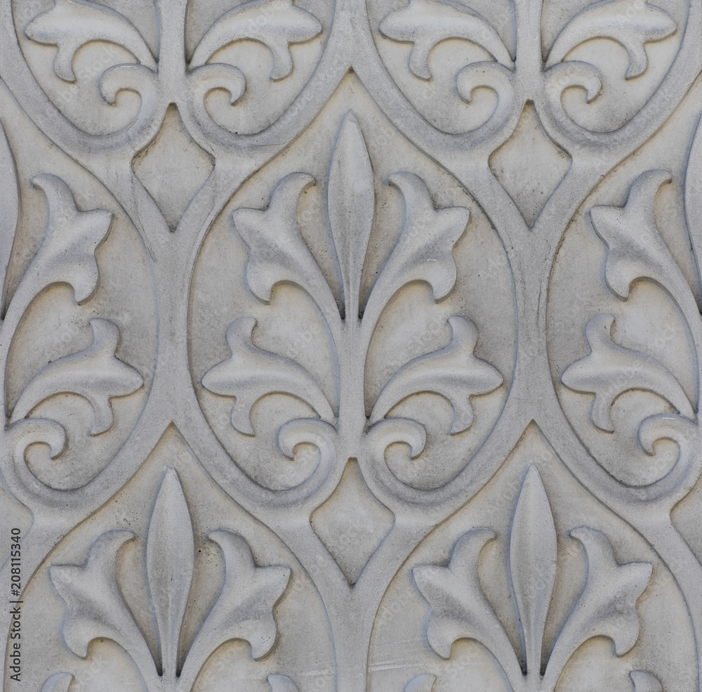 ceramic tile, vintage ornate pattern, abstract geometry