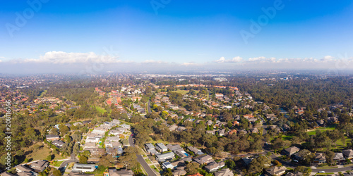 View over Macleod in Melbourne photo