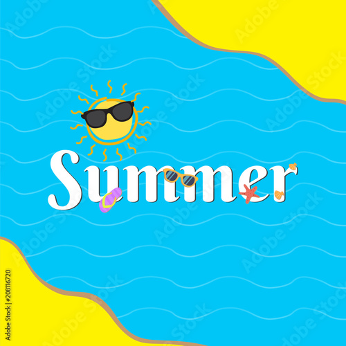 Summer Sale background layout for banners. Colorful and good for promotion