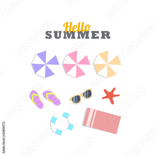 Summer Sale background layout for banners. Colorful and good for promotion