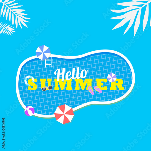 Summer Sale background layout for banners. Colorful and good for promotion
