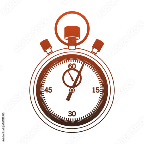 Vintage chronometer isolated vector illustration graphic design