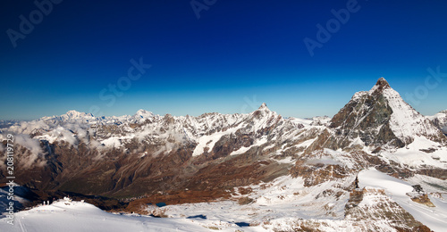 The Alpine region of Switzerland, Matterhorn.