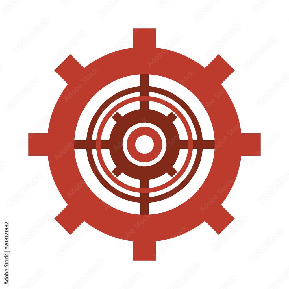 Gear working symbol vector illustration graphic design Gear working symbol vector illustration graphic design