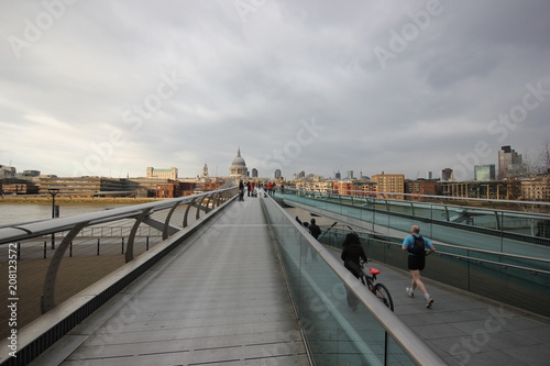 the millennium bridge, London, England