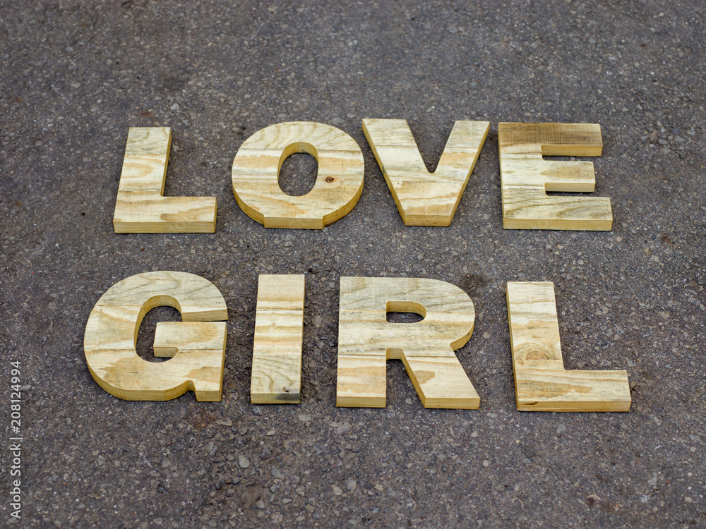 Wooden words Wooden words