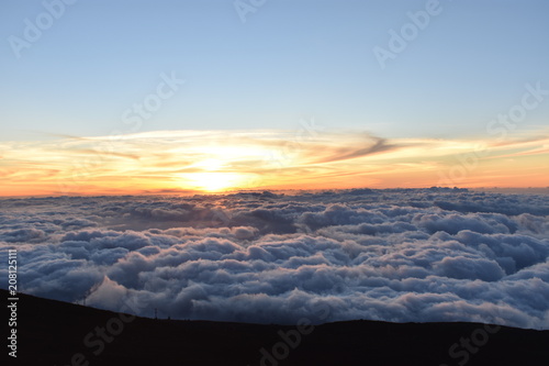 Haleakala Sonnenuntergang Maui Hawaii photo