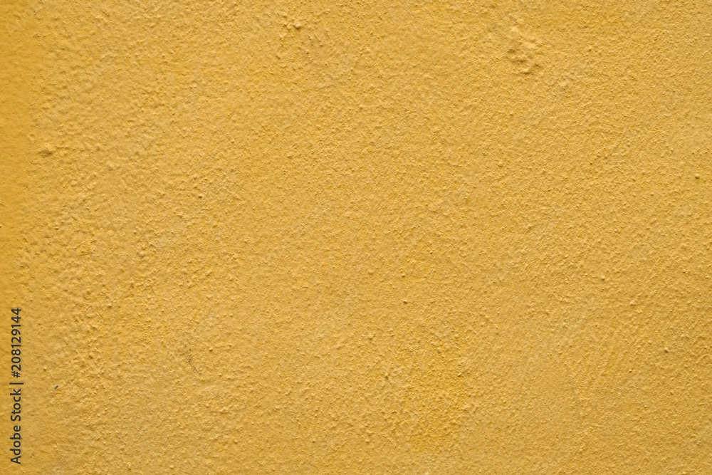 yellow cement wall background