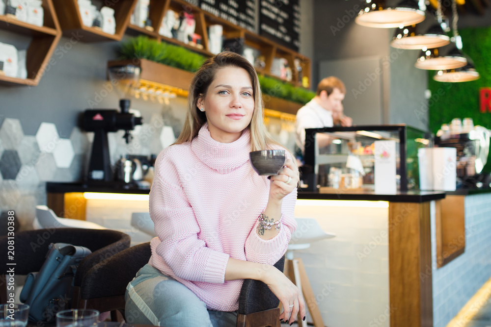 beautiful girl cup coffee beautiful girl cup coffee