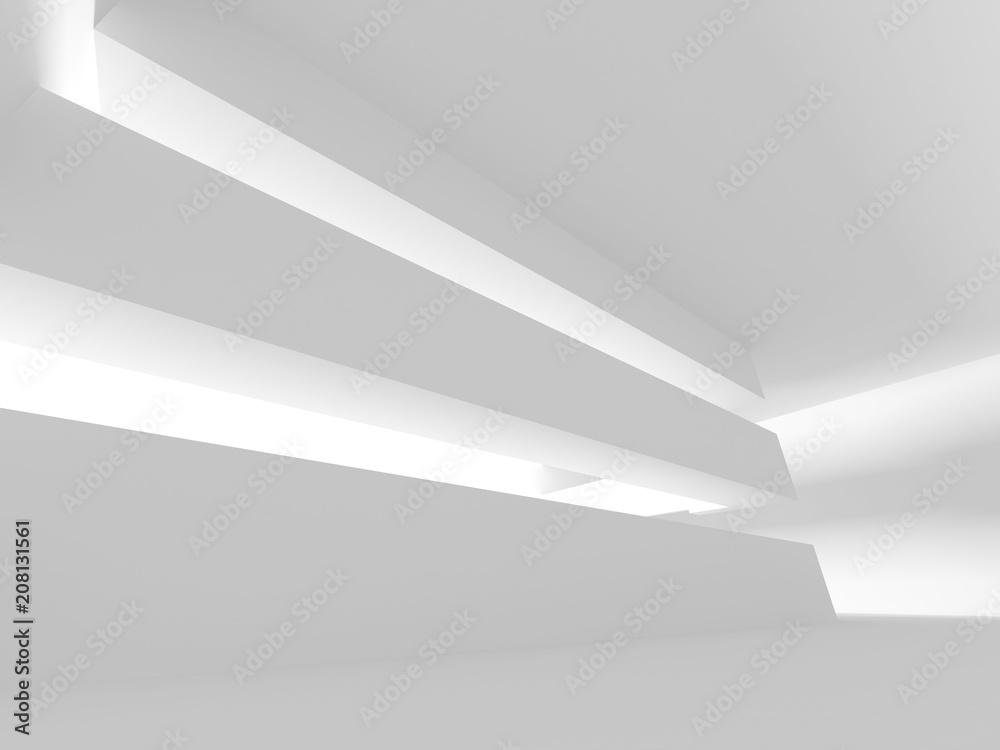 Abstract Modern White Architecture Background Abstract Modern White Architecture Background